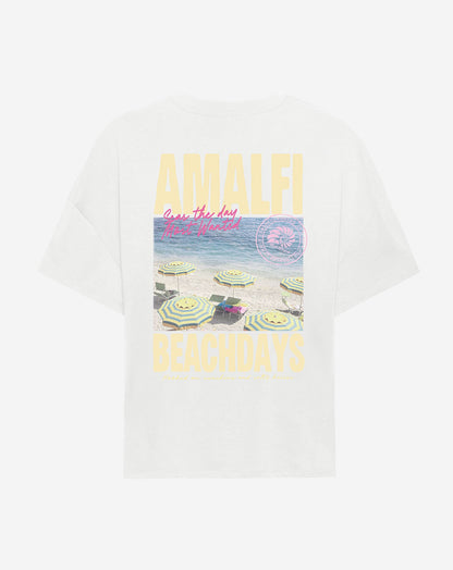 AMALFI OVERSIZED TEE CRÈME