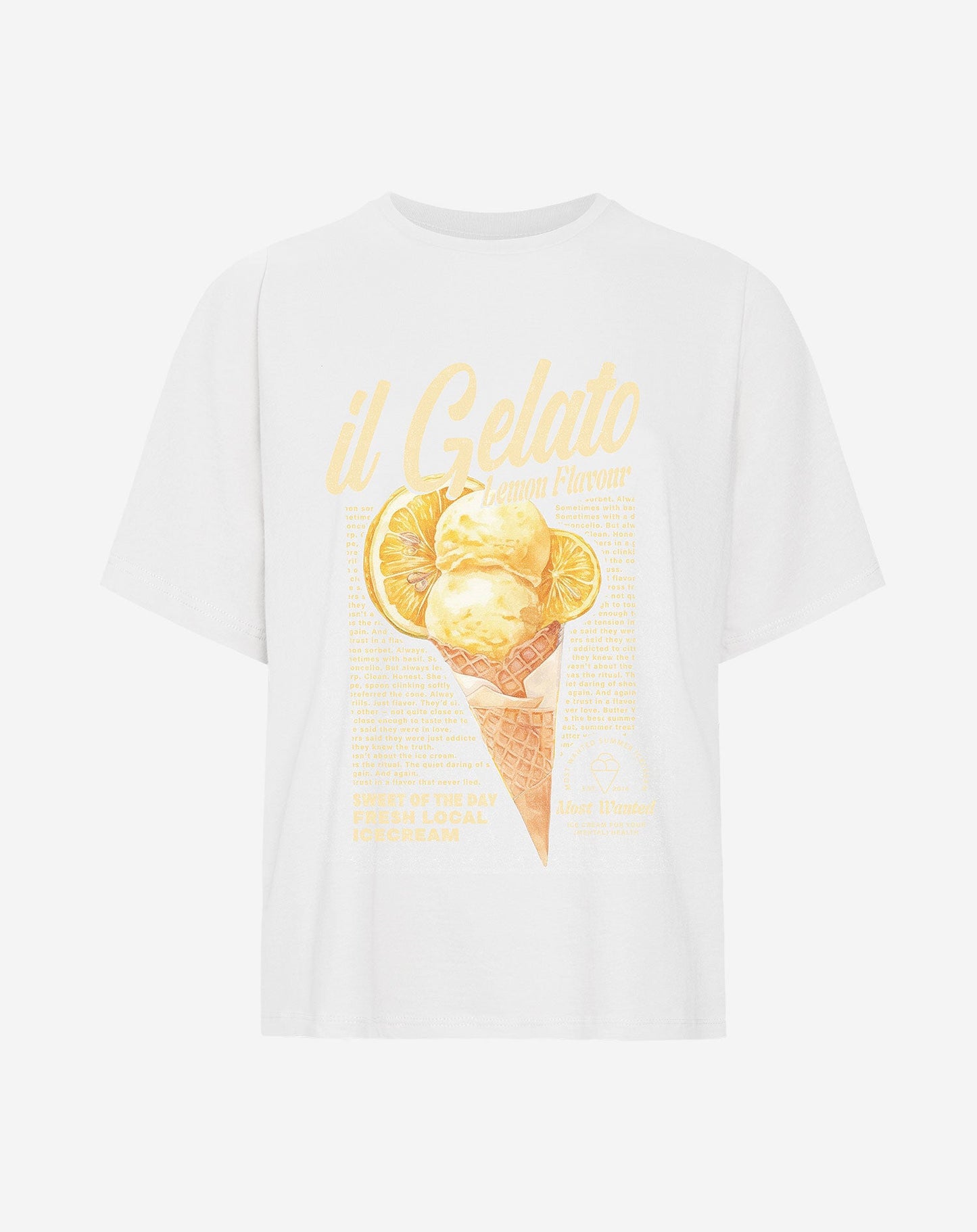 IL GELATO OVESIZED TEE CRÈME