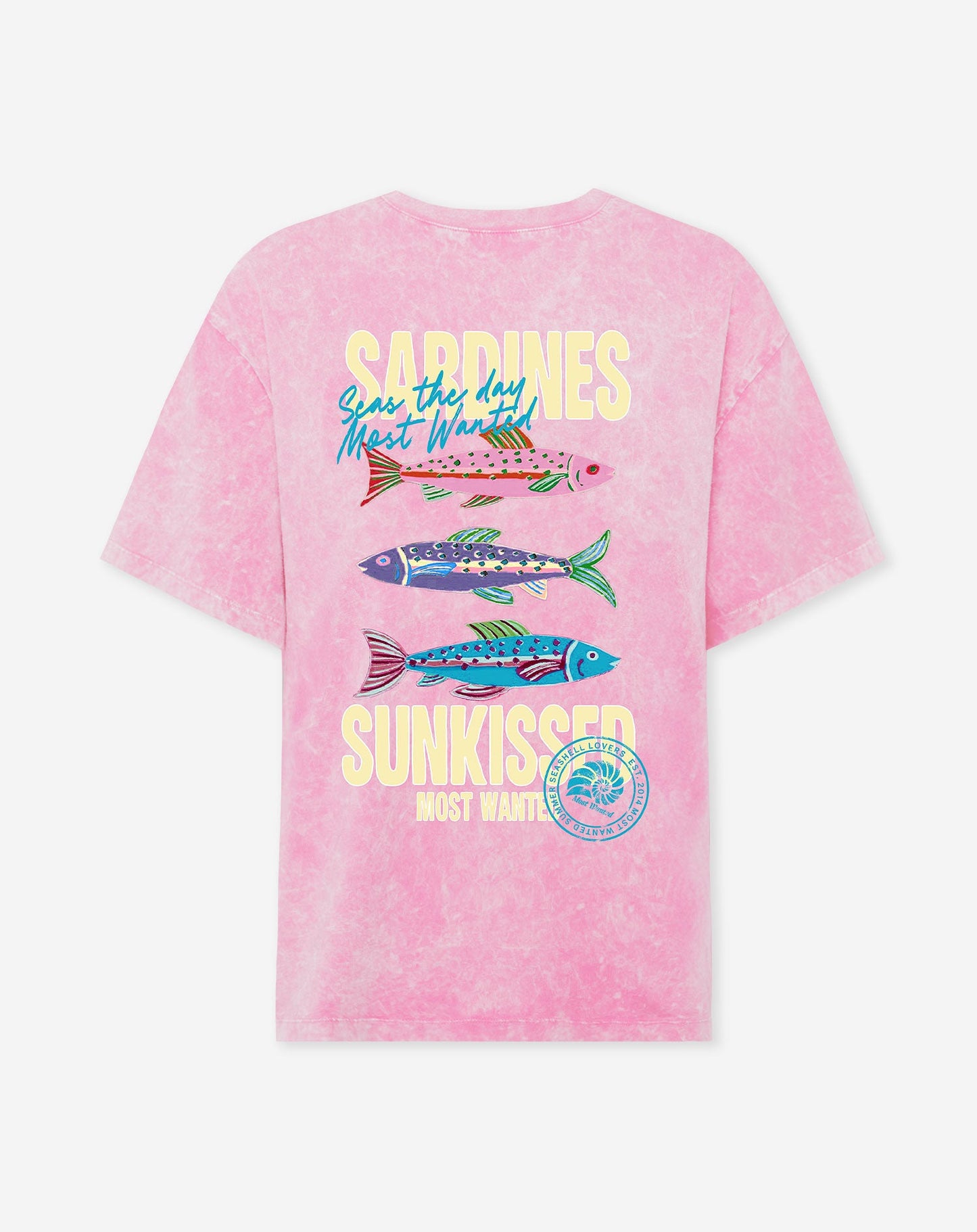 SARDINES OVERSIZED TEE ACID ROZE