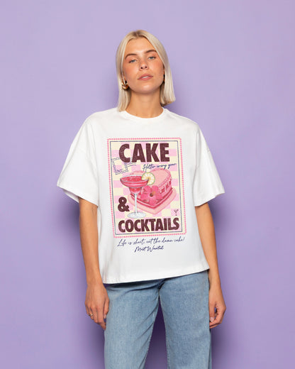 BIRTHDAY OVERSIZED TEE CRÈME
