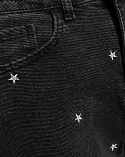 STAR LUREX BOOTCUT JEANS GRIJS