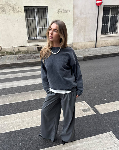 PARIS TEXAS SWEATER ACID GRIJS