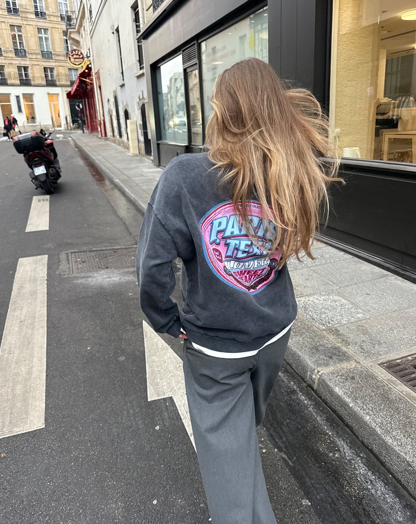 PARIS TEXAS SWEATER ACID GRIJS