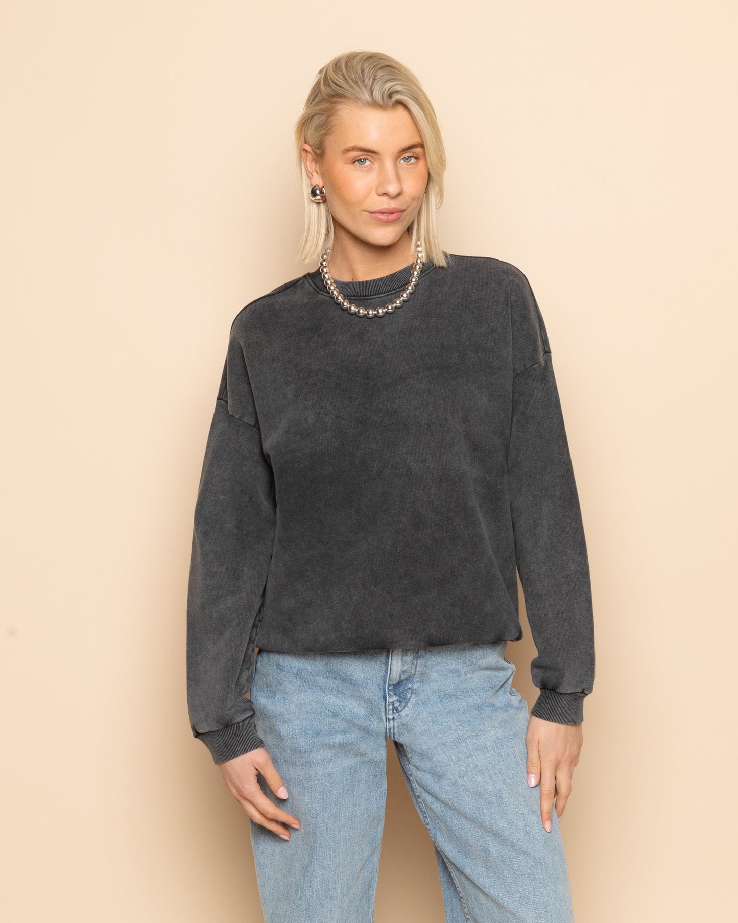 PARIS TEXAS SWEATER ACID GRIJS