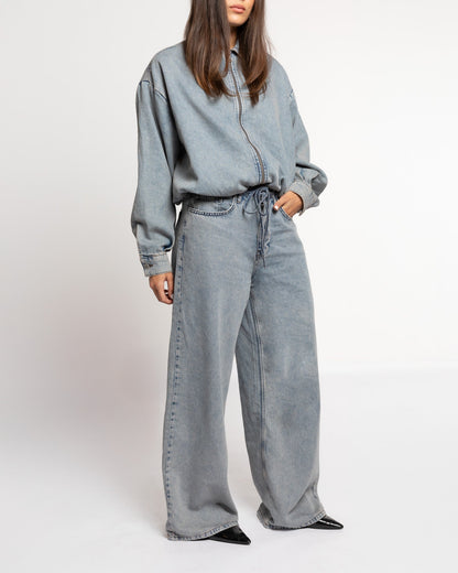 LOTTE BAGGY JEANS VINTAGE BLAUW
