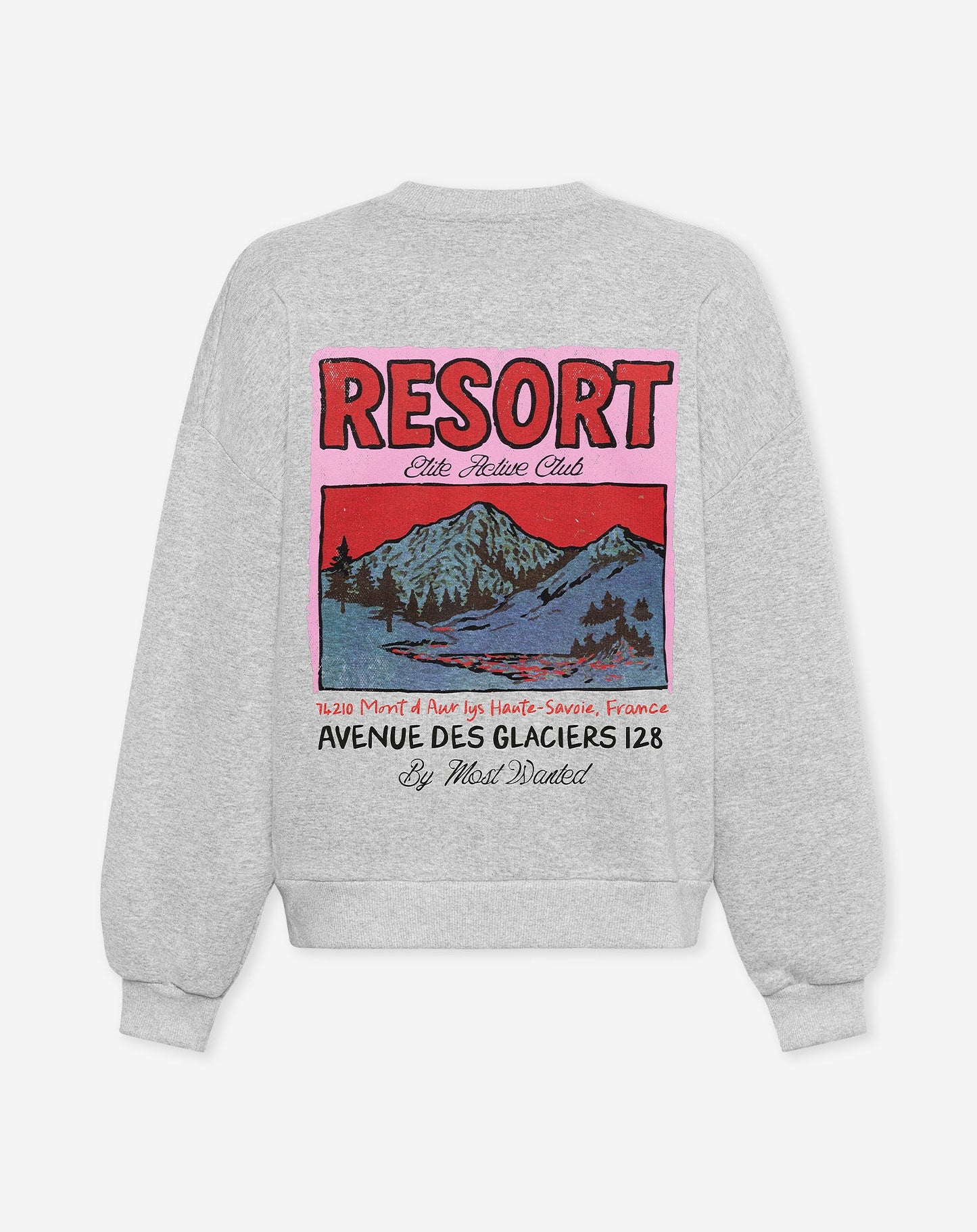 RESORT SWEATER GRIJS MELANGE