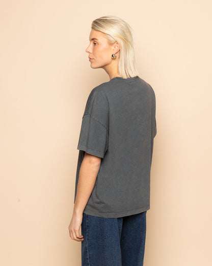 ATTITUDE OVERSIZED TEE ACID GRIJS