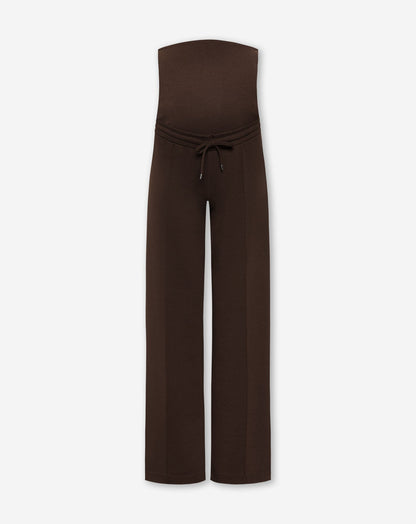 SCUBA PINTUCK PANTS MATERNITY BRUIN