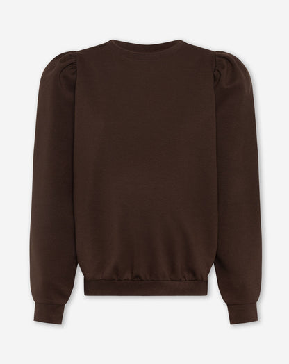 SCUBA PUFF SLEEVE SWEATER MATERNITY BRUIN