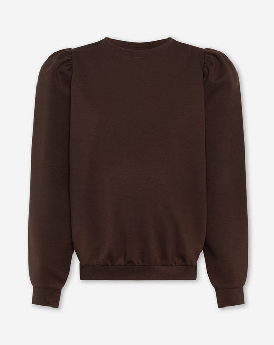 SCUBA PUFF SLEEVE SWEATER MATERNITY BRUIN
