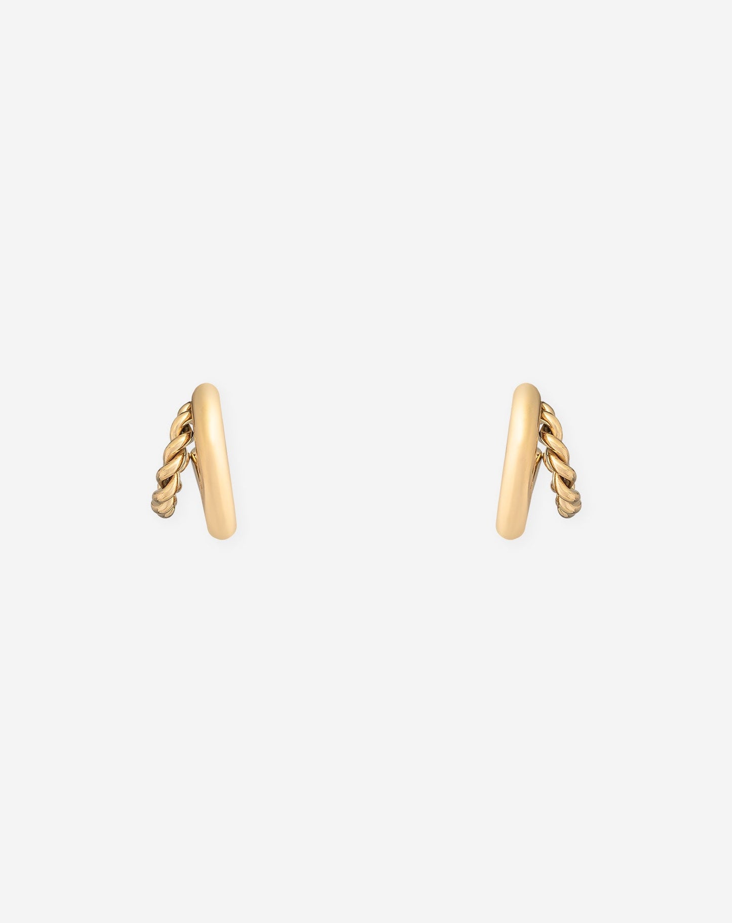 TWISTED HOOP EARRINGS