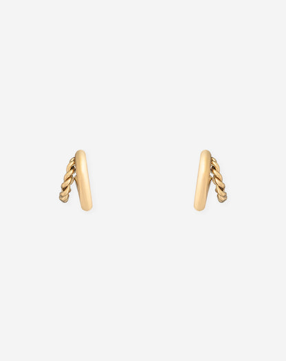 TWISTED HOOP EARRINGS