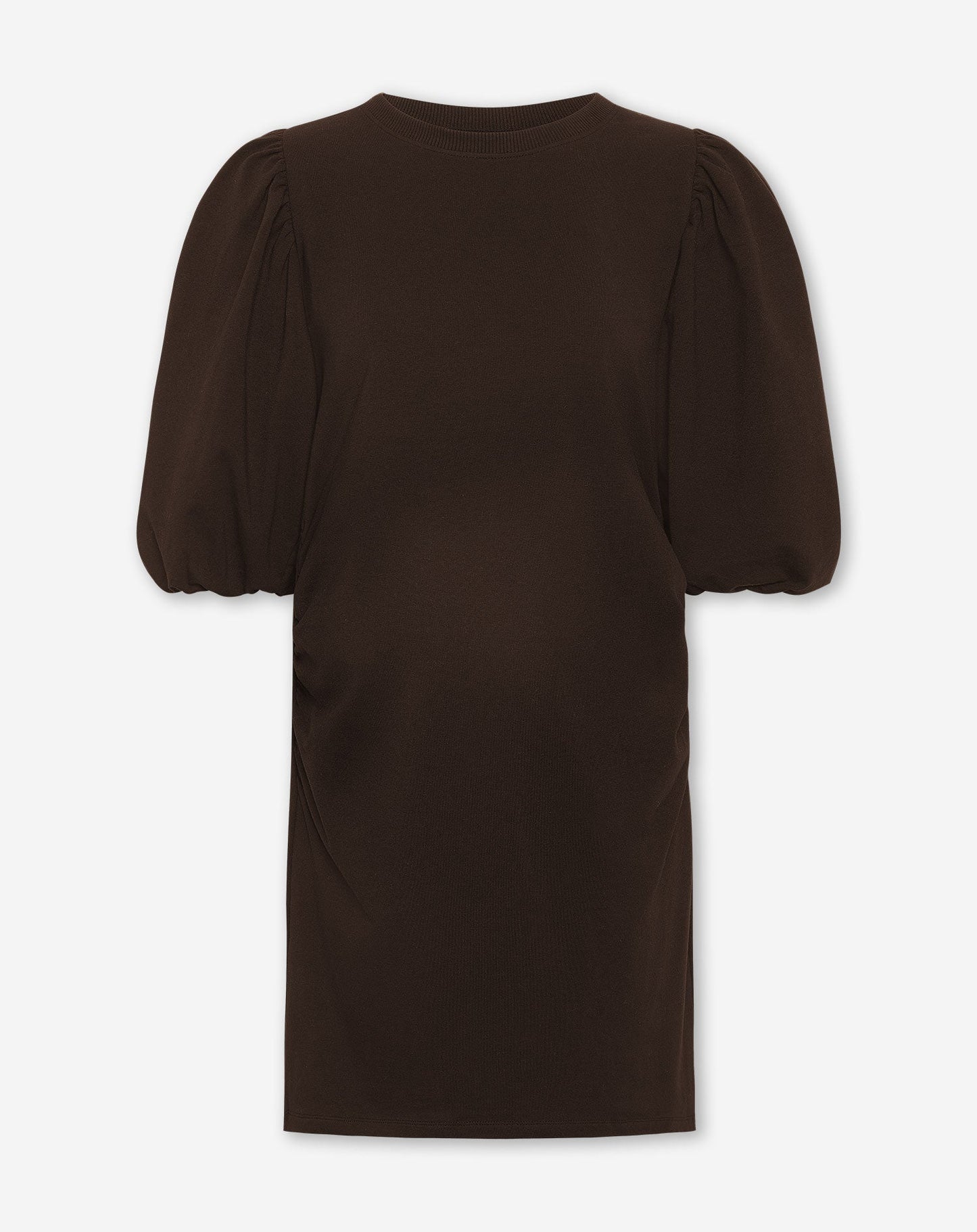 LOA PUFF SLEEVE SWEAT DRESS MATERNITY DONKERBRUIN