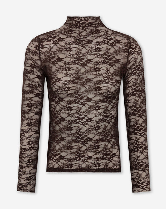 MADDIE LACE TOP BRUIN
