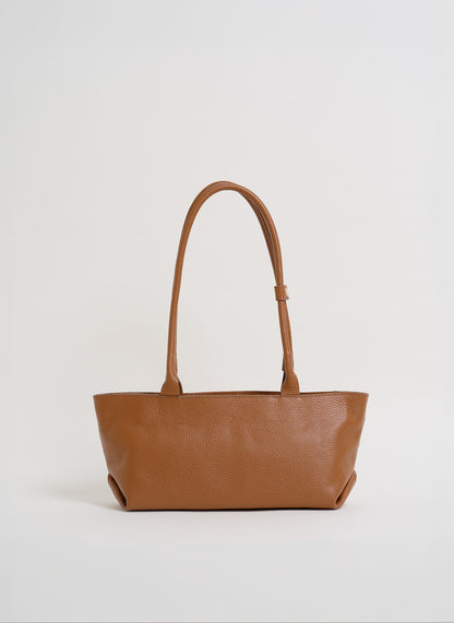 Borsa Lola in Pelle Togo Cuoio