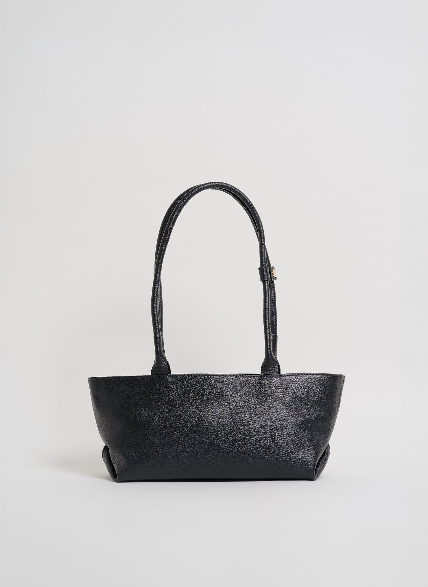 Borsa Lola in Pelle Togo Nera