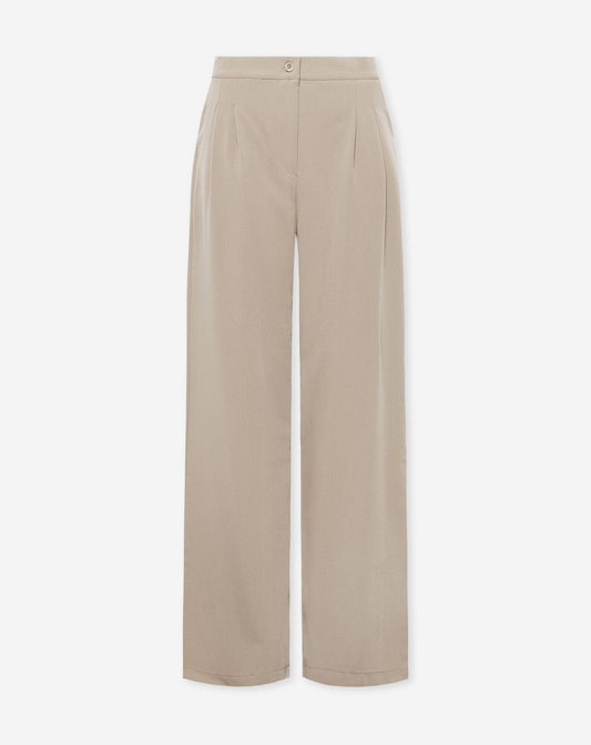 IRIS STRAIGHT LEG PANTALON BEIGE