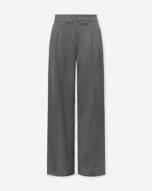 IRIS STRAIGHT LEG PANTALON PETITE GRIJS