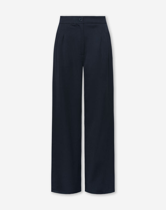IRIS STRAIGHT LEG PANTALON MARINEBLAUW