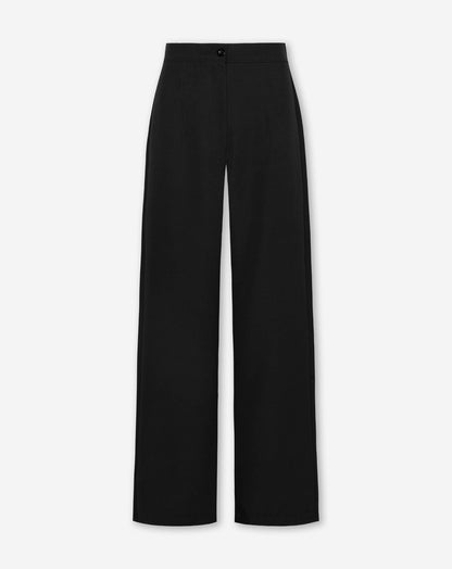 LIZZY STRAIGHT LEG PANTALON PETITE ZWART