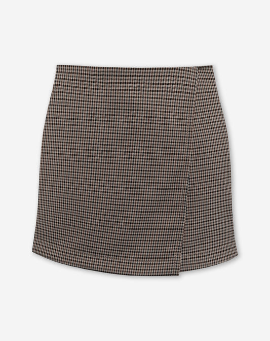 KAYLEE CHECK SKORT BRUIN