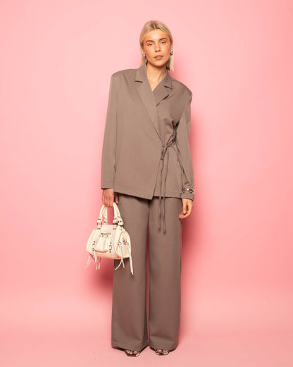 ZOEY STRAIGHT LEG PANTALON TAUPE