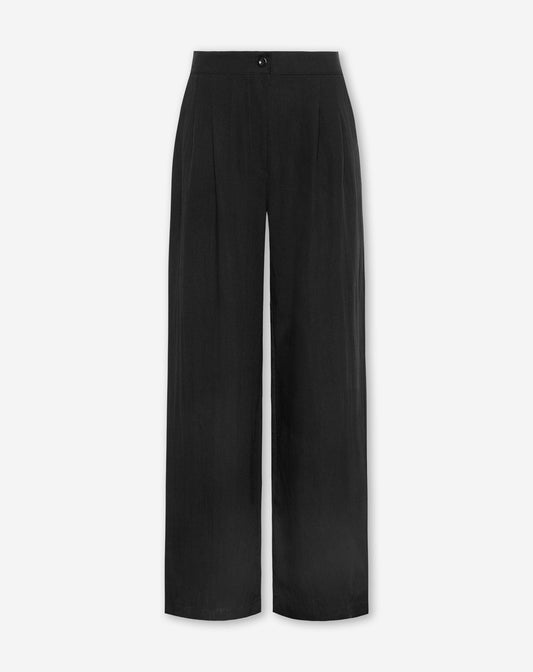 SACHA STRAIGHT LEG PANTALON ZWART