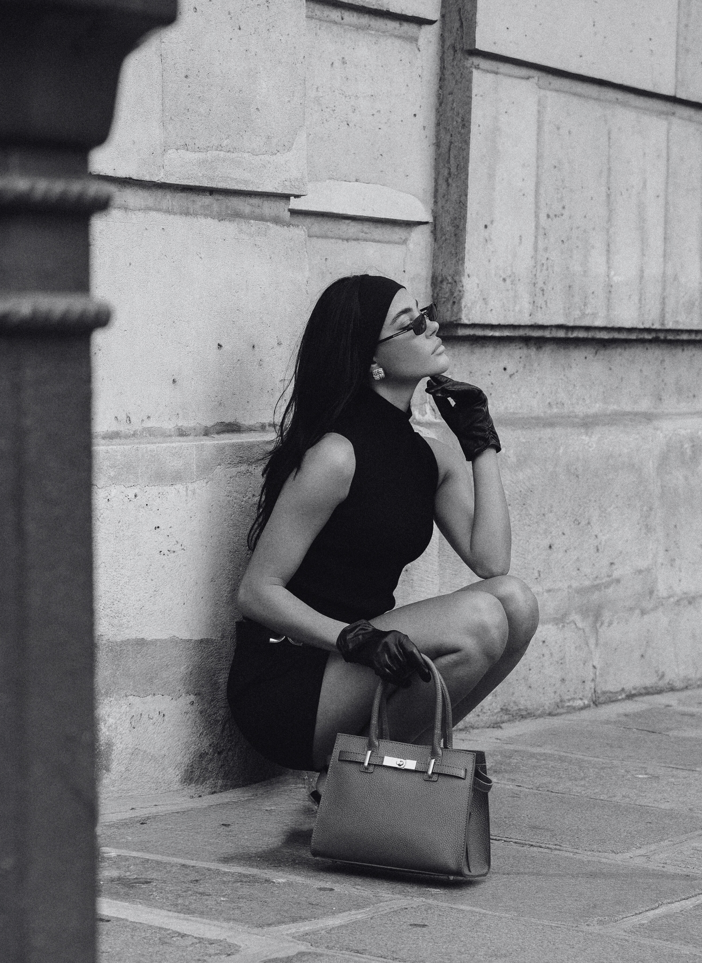 Borsa Grace in pelle Togo Borgogna