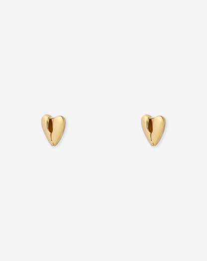 HEART HOOP EARRINGS