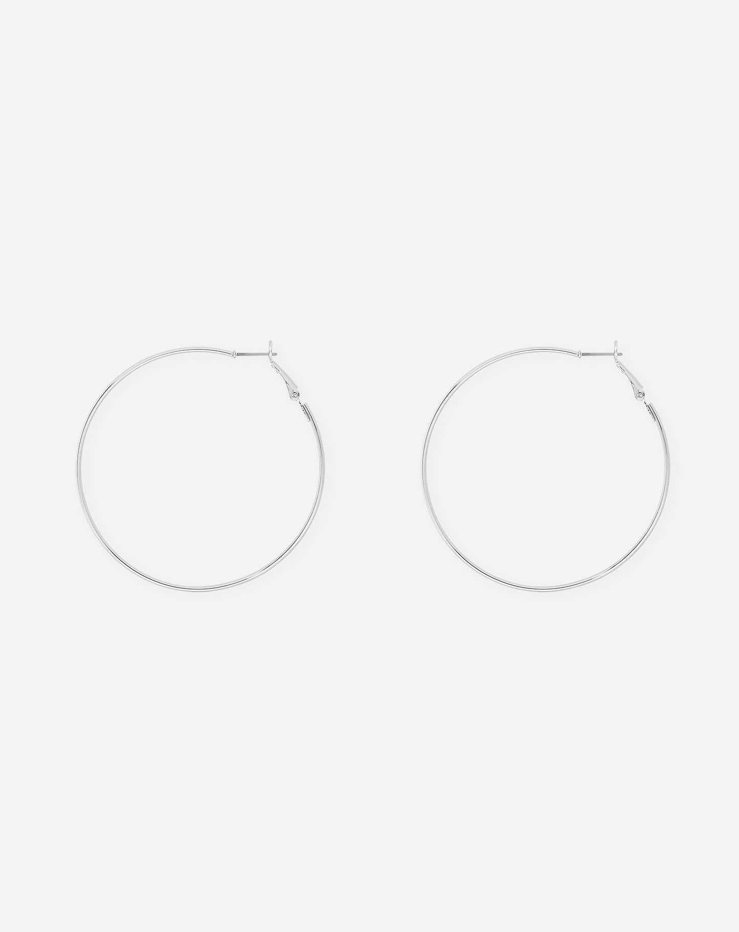 BIG THIN HOOP EARRINGS