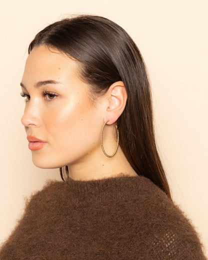 DOTS HOOP EARRINGS