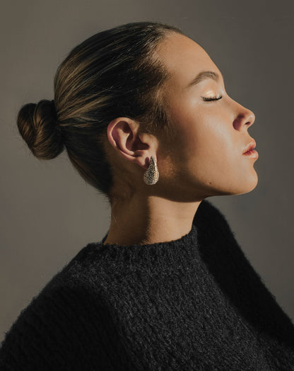 DIAMOND TEARDROP EARRINGS