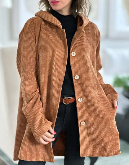 CHAQUETA DE PANA CON CAPUCHA