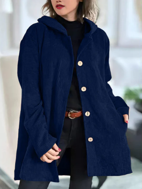 CHAQUETA DE PANA CON CAPUCHA