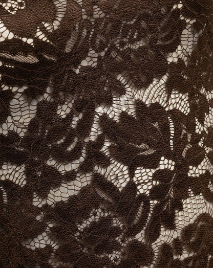 ROSY LACE TOP BRUIN
