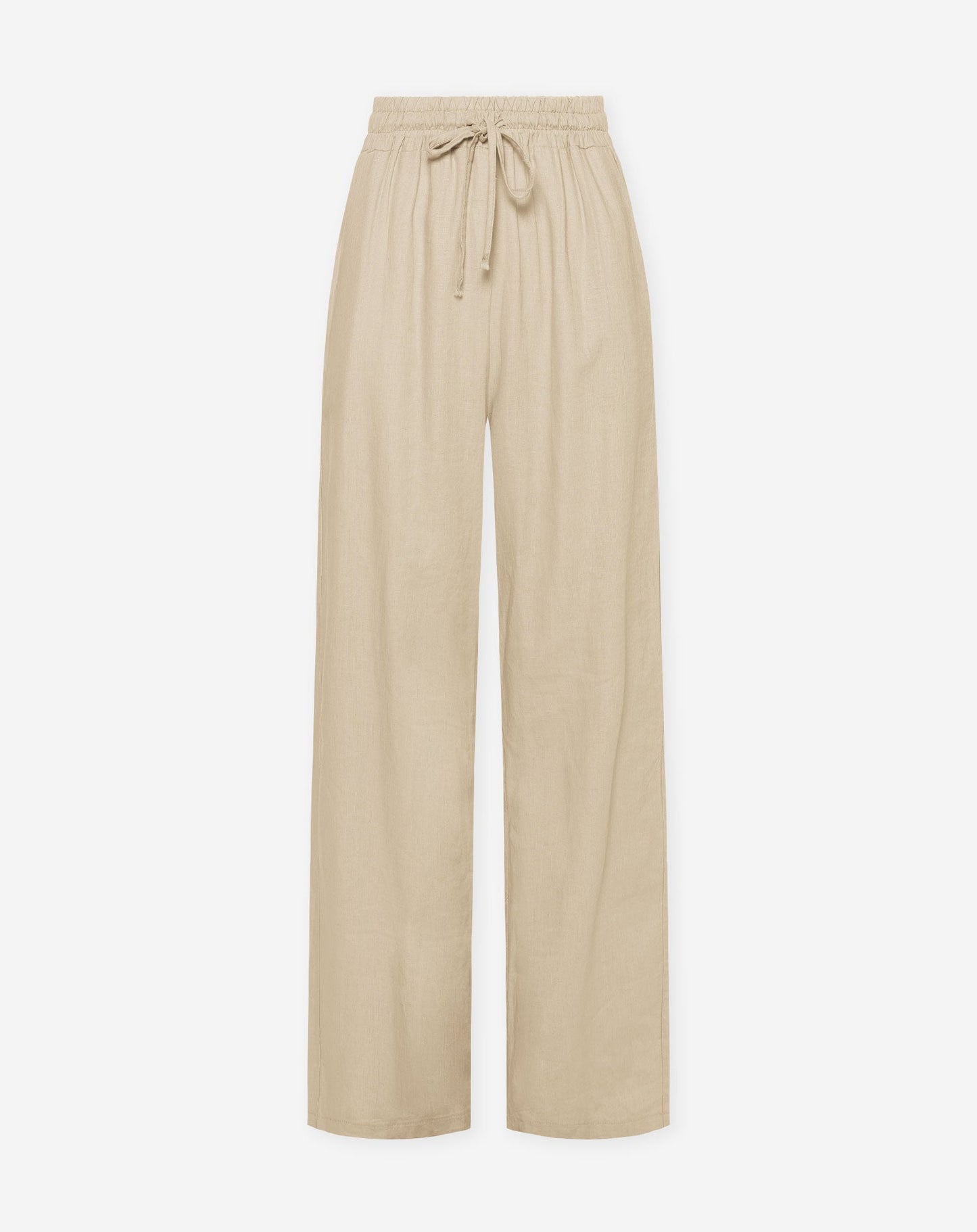 NIA LINEN PANTALON TALL BEIGE