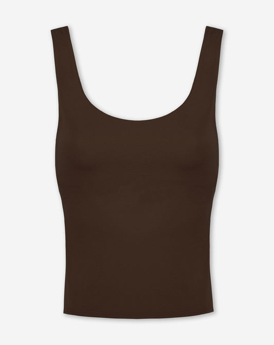 JOVIE TOP DONKERBRUIN