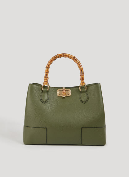 Borsa Bamboo Verde Militar