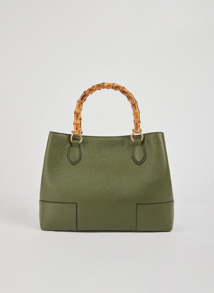 Borsa Bamboo Verde Militar