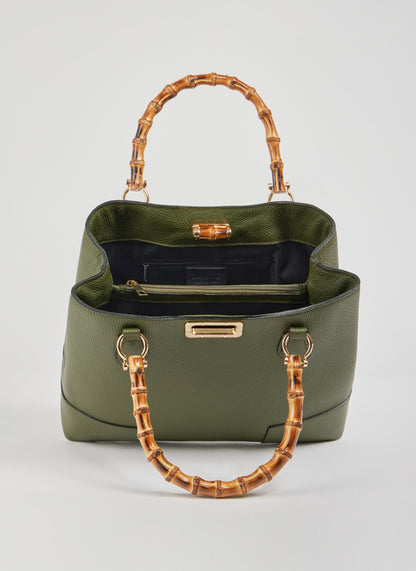 Borsa Bamboo Verde Militar