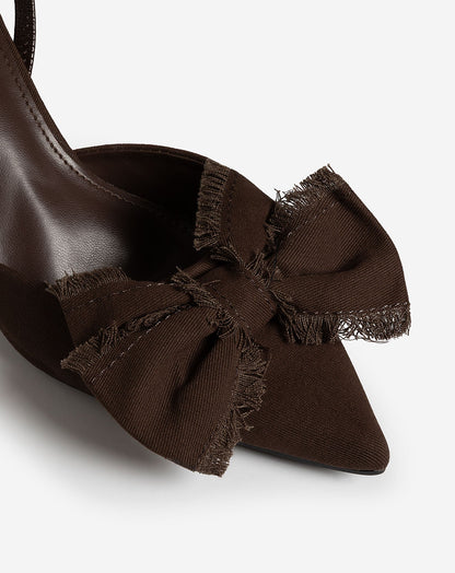 Tacones Lynn con lazo