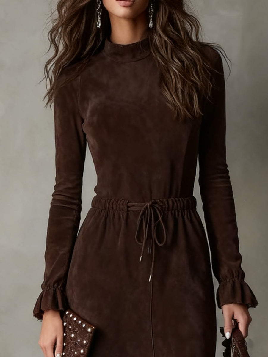 Drawstring Midi Dress