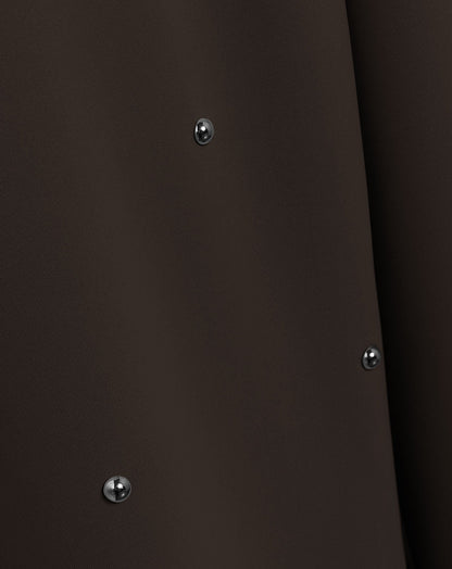 FLO BUBBLE STUD STRAIGHT LEG PANTALON DONKERBRUIN