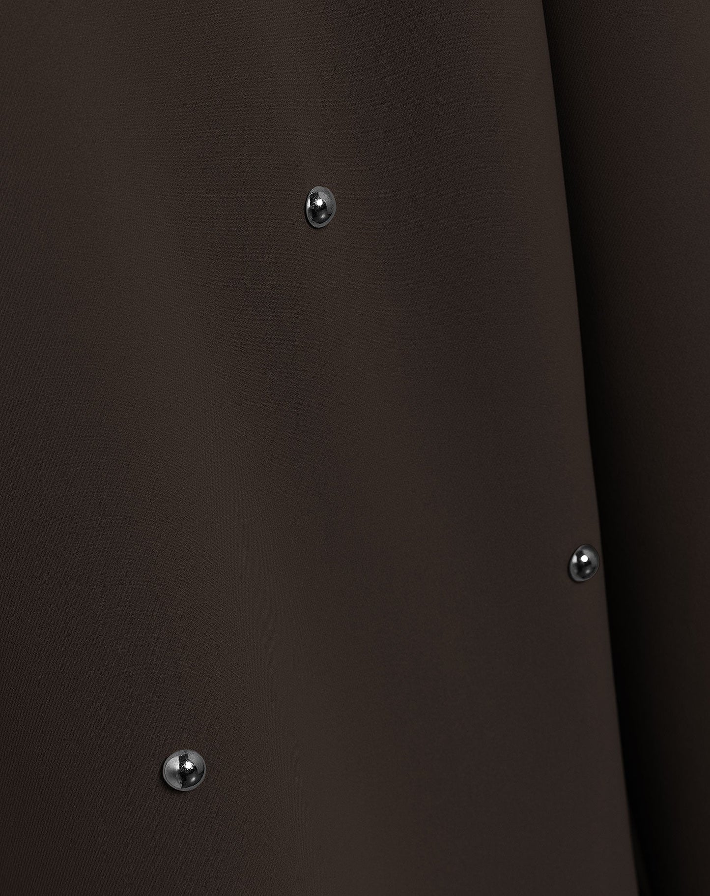 FLO BUBBLE STUD STRAIGHT LEG PANTALON PETITE DONKERBRUIN