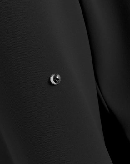 MAINE BUBBLE STUD BLAZER ZWART