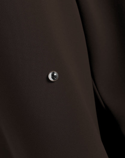 MAINE BUBBLE STUD BLAZER DONKERBRUIN