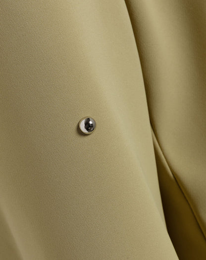 MAINE BUBBLE STUD BLAZER LICHT OLIJFGROEN