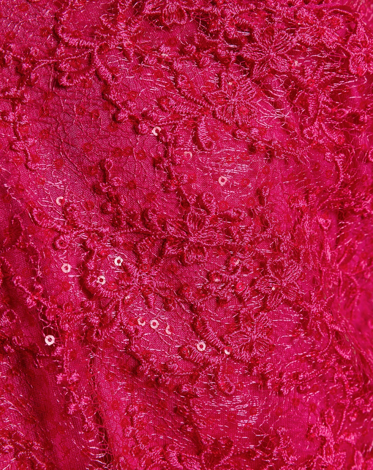 FLORINE GLITTER DRESS FUCHSIA