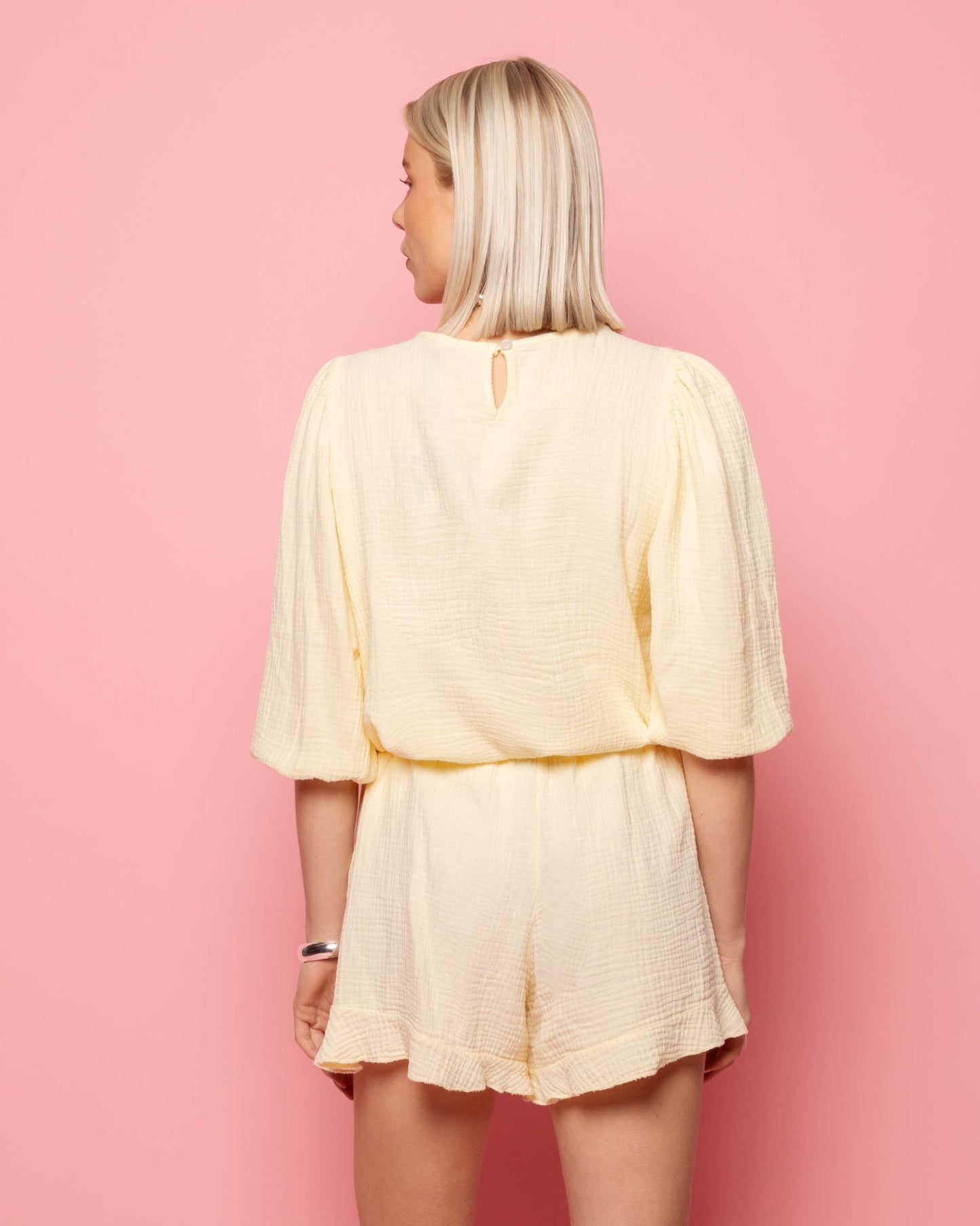 MOUSSELINE PUFF TOP BOTERGEEL