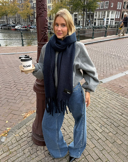 EVA OVERSIZED SWEATER DONKERGRIJS